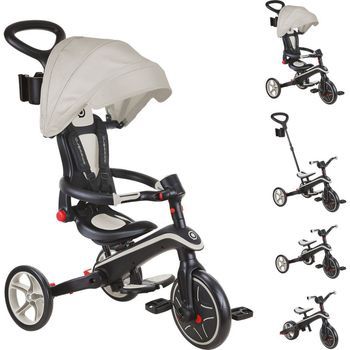 Triciclo Plegable Explorer 4 En 1, Gris