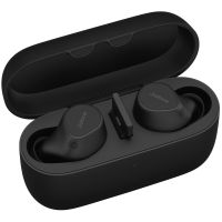 jabra evolve 2 buds usb-a ms auriculares bluetooth negros  almohadilla de carga inalambrica