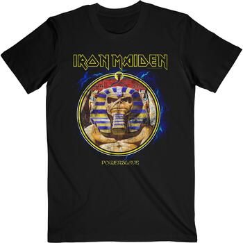 Iron Maiden Camiseta manga larga Powerslave Mummy Circle para mujer