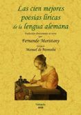 las cien mejores poesias liricas de la lengua alemana ed facsim il