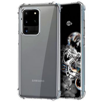 Cool Funda AntiShock Transparente para Samsung Galaxy S20 Ultra 5G