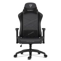 sense7 spellcaster senshi edition xl silla gaming de ecopiel ergonomico soporte lumbar negra
