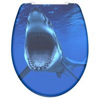 tapa de wc cierre suave liberacion rapida shark schutte
