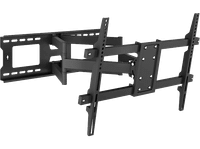 soporte tv - vogels ma5040c1 43 90 600x400mm max inclinable 10 giro hasta 180 capacidad carga 45 kg negro