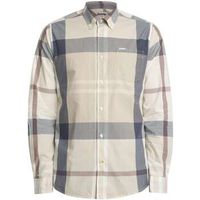 barbour camisa manga larga camisa escocesa a medida de harris para hombre