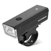 rockbros luz inteligente para bicicleta con sensor de luz 260lm led brillante bateria de 1500mah carga rapida tipo-c luz