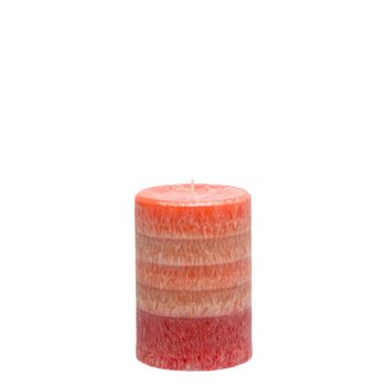 Vela aromática cilíndrica naranja h10