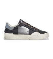 pepe jeans para mujer pls300004 zapatillas de piel milan night negro 36 plano cordones casual