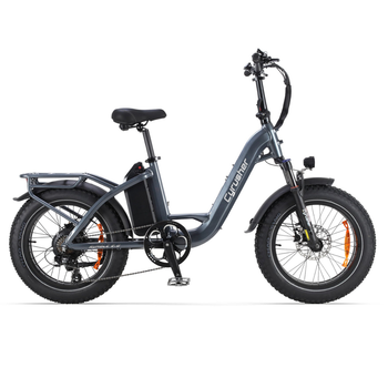 Bicicleta Eléctrica Urbana Cyrusher Rumble 2.0, Batería Extraíble De 48 V Y 18 Ah, Gris