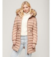 superdry para mujer w5011789a chaqueta fuji rosa m casual poliester