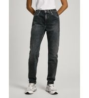pepe jeans para mujer pl204591xh7 jeans tapered hw negro 2832 casual algodon denim sostenible