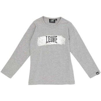 Leone 1947 Camiseta manga larga Girl Long Sleeves Sequins Super Grey para niña