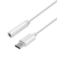 aisens adaptador usb-c macho a jack 35mm hembra 15cm blanco