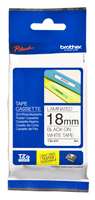tape18mm black on white f p-touch tze