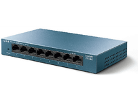 switch - tp-link ls108g no administrado 8 puertos gigabit ethernet azul