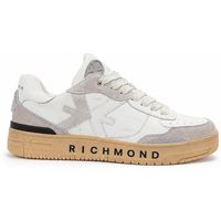 john richmond deportivas moda 32414 a real-suede ivory para hombre
