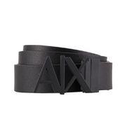 ax armani exchange para hombre 951017cc50561120 cinturon de piel negro 32 casual clasico