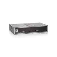 switch levelone fsw-0513 fast ethernet 4 puertos rj-45 y 1 puerto fibra scst multimodo