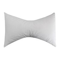 almohada mariposa  cervical de fibra  firmeza media  funda algodon  pikolin