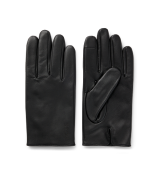 BOSS para hombre. 50526831 Guantes Grabados negro (M/L), Casual, Clásico, Piel