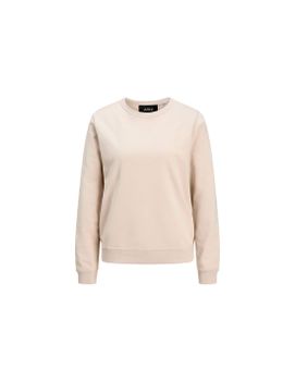 Sudadera Jack & Jones Jxmadi Reg Ls Crew Swt Noos Mujer Moonbeam