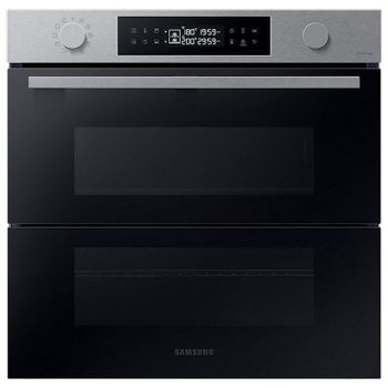 Horno Multifunción Samsung NV7B4550VAS 76L 60cm Pirolítico A+ Dual Cook Vapor WiFi Negro/Inox