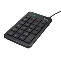 trust 22221 teclado numarico portatilpc usb negro