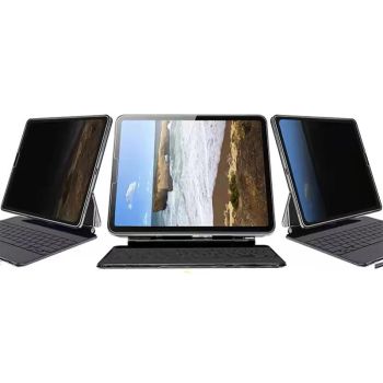 CHENG YI protector de pantalla de privacidad horizontal anti-fugas de 180° para iPad, mate, anti-reflejo, anti huellas,