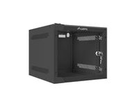 bastidor de pared lanberg wf10-2304-10b 4u 10 acero laminado vidrio templado ip20 negro