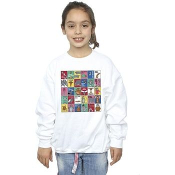 Dessins Animés Jersey Grid Squares para niña