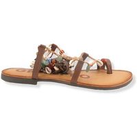gioseppo chanclas vallorie infradito listini perle marrone tan 66038 para mujer