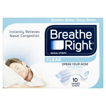 Breathe Right Nasal Strips Clear S/M - 80