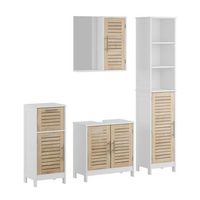 conjunto de muebles de bano looma 4 partes vicco