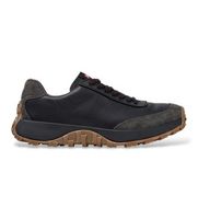 camper para hombre k100928-025 zapatillas rug de piel negro 40 plano cordones casual