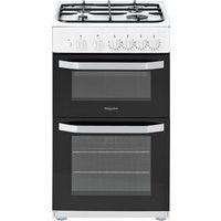hotpoint hd5g00kcw 50 cm gas cooker - white white