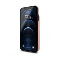 nueboo wallex funda piel dorado rosa para iphone 12 pro max