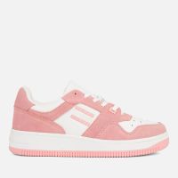 tommy jeans womens leather suede basketball trainers - uk 3