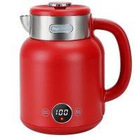 taylor swoden suri - hervidor de agua retro de toque frio doble pared de acero inoxidable 2200w 17l ajuste de temperatura pantalla led con temperatura en tiempo real mantener caliente 1 hora