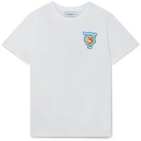 casablanca camiseta t-shirt radiating orange white para hombre