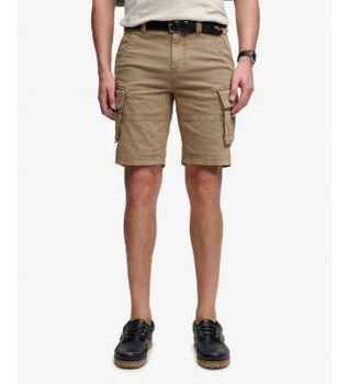 Superdry para hombre. M7110497B Shorts Utility Chino marrón (34), Casual, Algodón