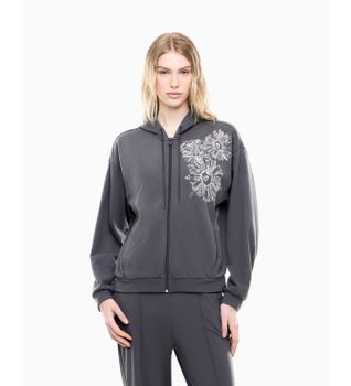EA7 para mujer. 7W001000_AF20758 Sudadera Graphic Series gris (M), Casual, Algodón