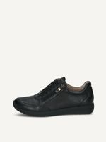 caprice low shoes black made of leather size 39