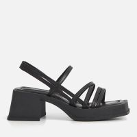 vagabond hennie strappy leather block heeled sandals - uk 7