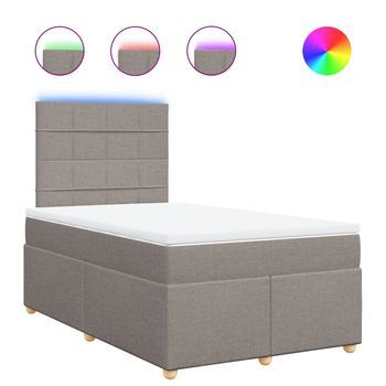 Cama Tapizada 190x120x150,5 Cm Tejido - Taupe