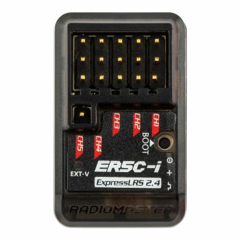 Receptor PWM Radiomaster ER5C-i 2.4GHz 5CH ExpressLRS ELRS con antena cerámica de alta sensibilidad incorporada para tra