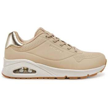 Skechers Deportivas Moda UNO-SHIMMER AWAY BEIGE 155196/NUDE para mujer