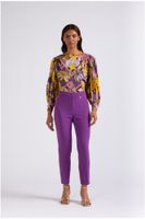 pantalones tipo pitillo purple 44