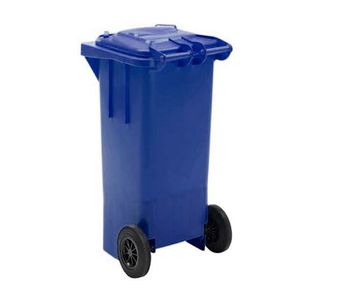 Cubo contenedor q-connect kf04240 azul plástico 100 l