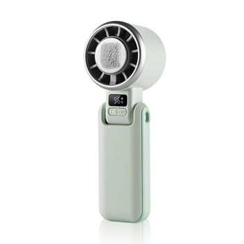 Ventilador de mano glasi verde 5 vel.