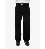 superdry para mujer w7011108a pantalon de pana de talle medio y pernera ancha negro 2630 casual algodon